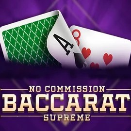 Baccarat Supreme slot logo by OneTouch Games at Lucky Block Casino