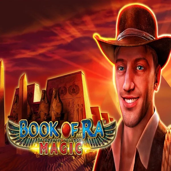 Book of Ra Magic slot visual from Greentube available on luckysblock.nl