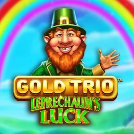 Gold Trio Leprechaun's Luck by Playtech, showcased at luckysblock.nl – game logo