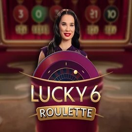 Official Live Casino logo: Lucky 6 Roulette by Pragmatic Play at Lucky Block Casino
