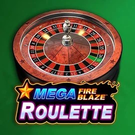Mega Fire Blaze Roulette casino game by Playtech – featured logo at Lucky Block Casino