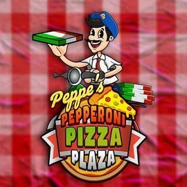 Peppe’s Pepperoni Pizza Plaza logo by Pragmatic Play Lucky Block Casino