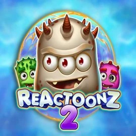 Reactoonz 2 logo by Play'n GO at Lucky Block Casino